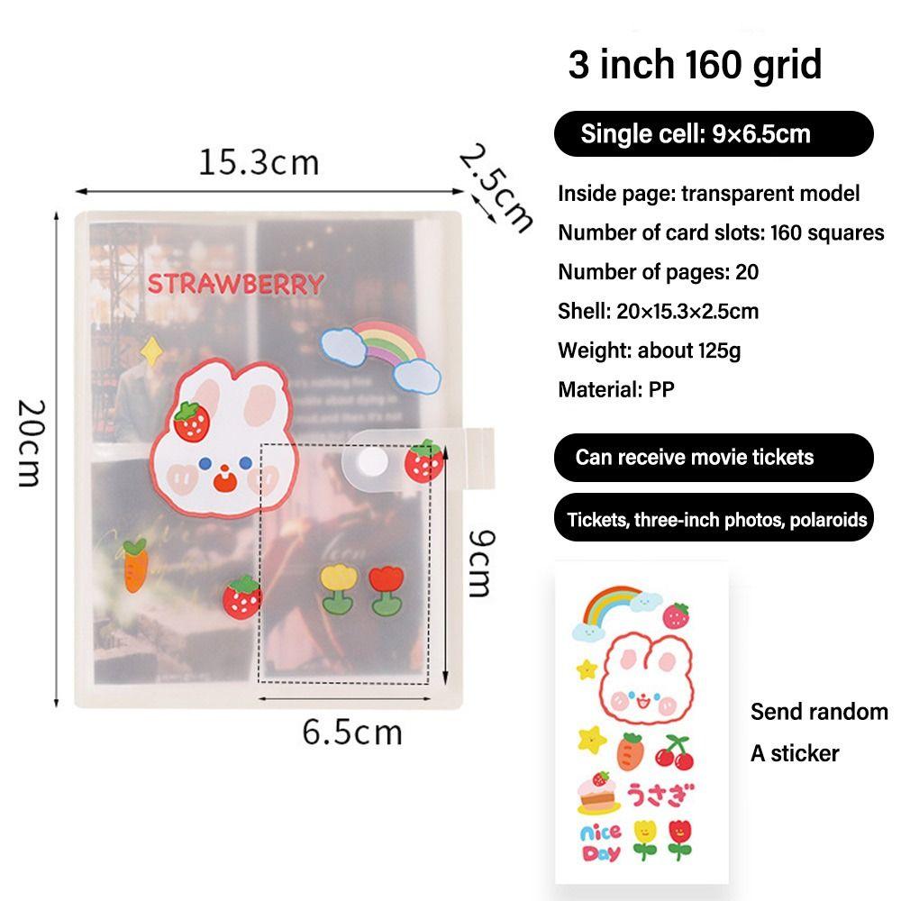 ПВХ Фотоальбом Прозрачный Альбом для Фотографий Айдолов Высококачественный Держатель для Фотокарточек