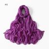 58 Colors Women Candy Color Voile Scarf Plain Solid Pashmina Female Warm Cotton Viscose Scarves Blanket Shawls And Wraps Bufanda