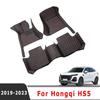 Для Hongqi HS5 2023 2022 Автомобильные коврики Авто аксессуары для интерьера Ковры Продукты Запчасти Транспортные средства Водонепроницаемый коврик