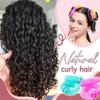 Donut Hair Natural Curlers Sticks Rollers Circle Spiral Plastic Hair Curly