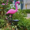 Уличный солнечный светильник Flamingo для газона: Водонепроницаемый декор для сада виллы