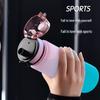 Large Capacity Gradient Sports Water Bottle - Portable Stylish Summer Cup for Students