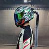 Helmet Dirty Braid Ponytail Braid Twist Braid Motorcycle Personality Helmet Wig with Suction Cup(not Include Helmets)