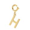 Пружинная застежка подвеска с буквенными шармами подвеска с инициалами для женского ожерелья серьги брелок с цирконом DIY аксессуары оптом