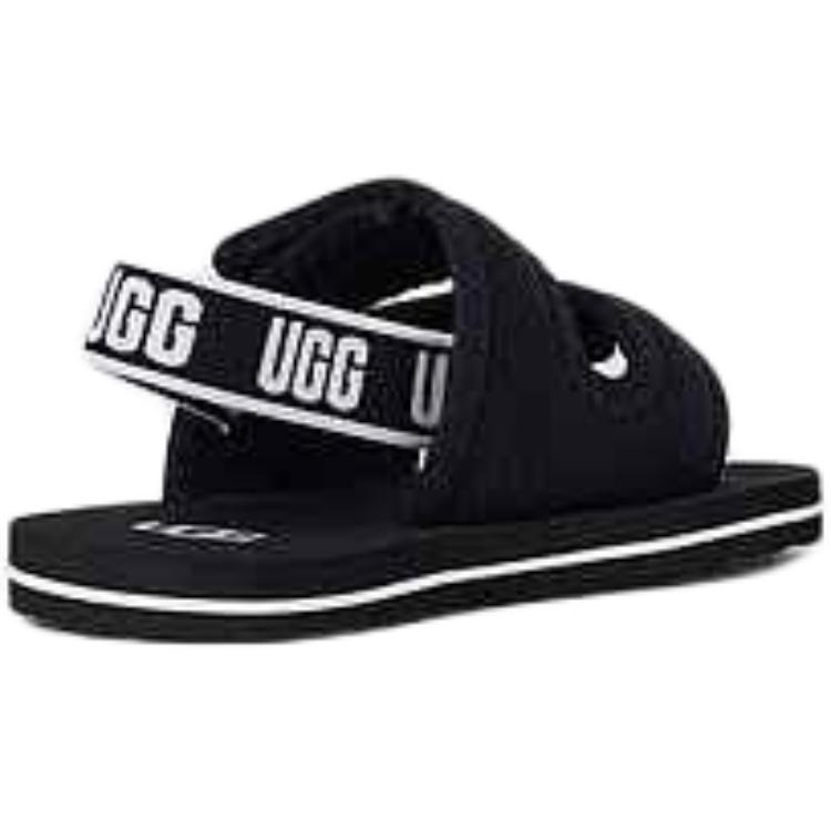 UGG Босоножки Lennon Slingback черного цвета (ребенок, начинающий ходить) Детские кроссовки 1152817T-BLK