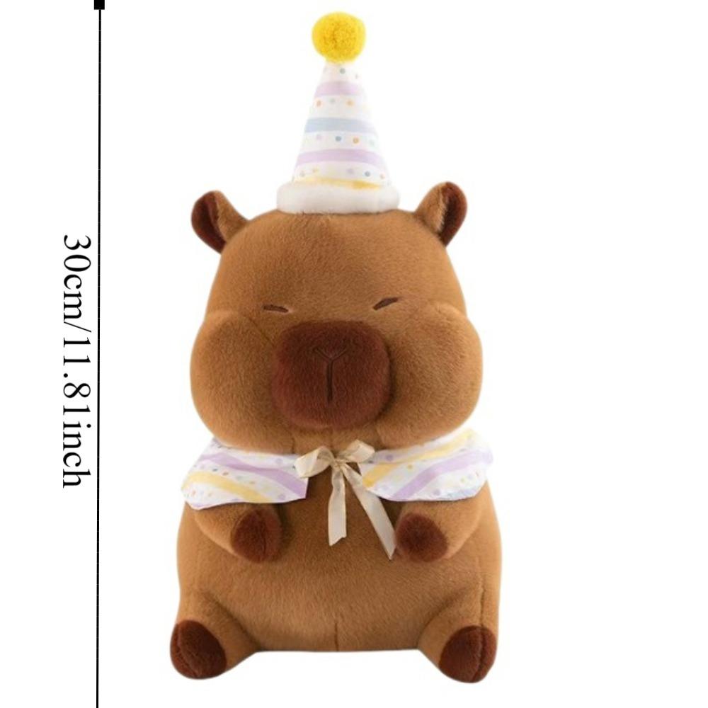 Имитация Капибара Плюшевая Игрушка Мультяшная Капибара Пушистая Кукла Капибара Плюшевая Кукла Домашний Декор