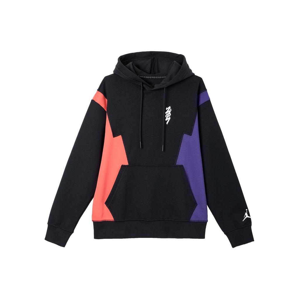 Jordan Dri-FIT Zion Вязаная быстросохнущая толстовка с принтом, мужские топы, черные DH0583-011