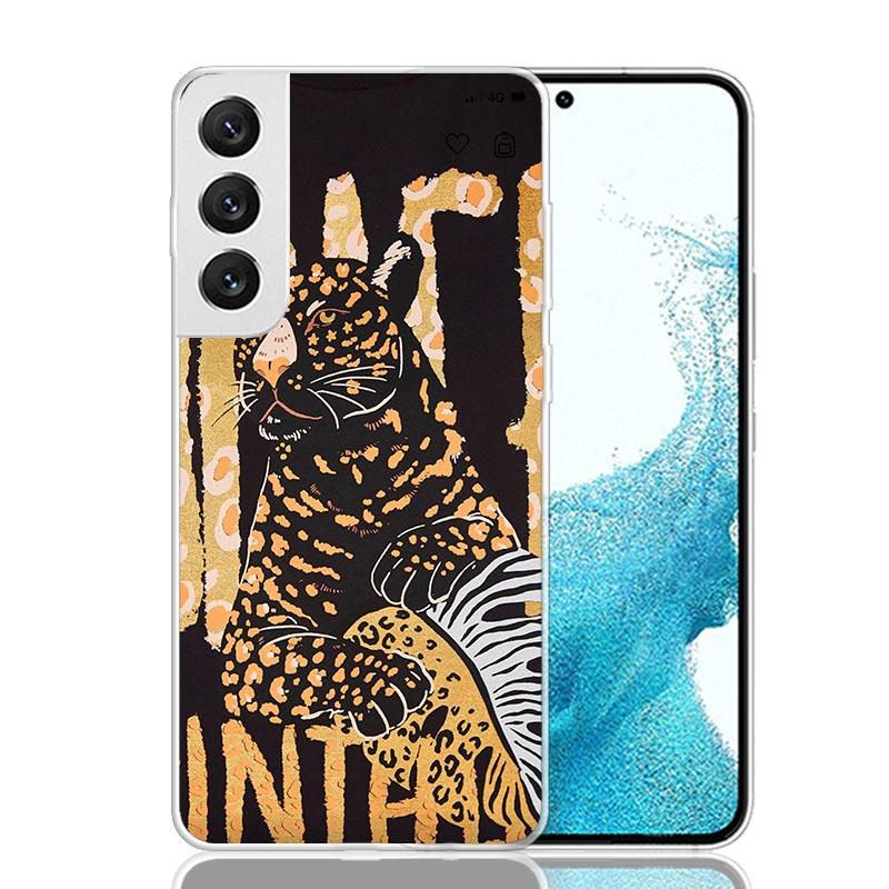 Чехол для телефона с африканским узором для Samsung Galaxy S26 S25 Edge S24 S23 FE S22 Ultra S21 Plus S20 + Fundas Cover Coque G