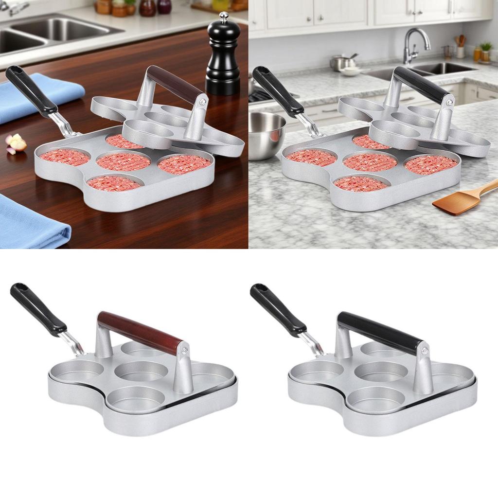 Пресс для гамбургеров, Форма для котлет, Пресс для бургеров из алюминиевого сплава для мяса, овощей, гриля