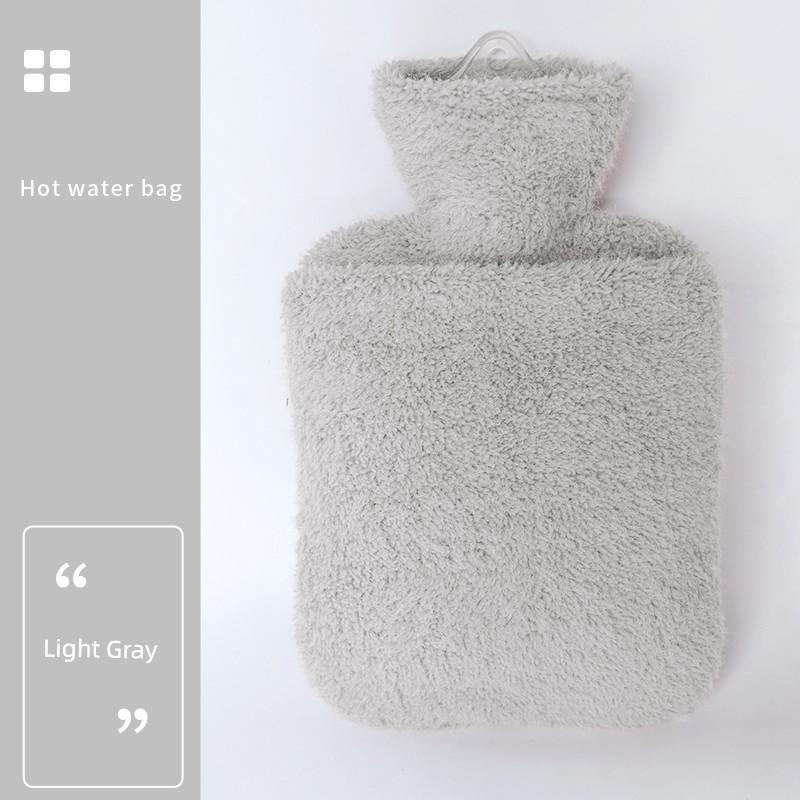 Trendy Water-Filled Hot Water Bottle 1000ml Cute Mini Water-Filled Hand Warmer for Men and Women Cartoon Hot Water Bag