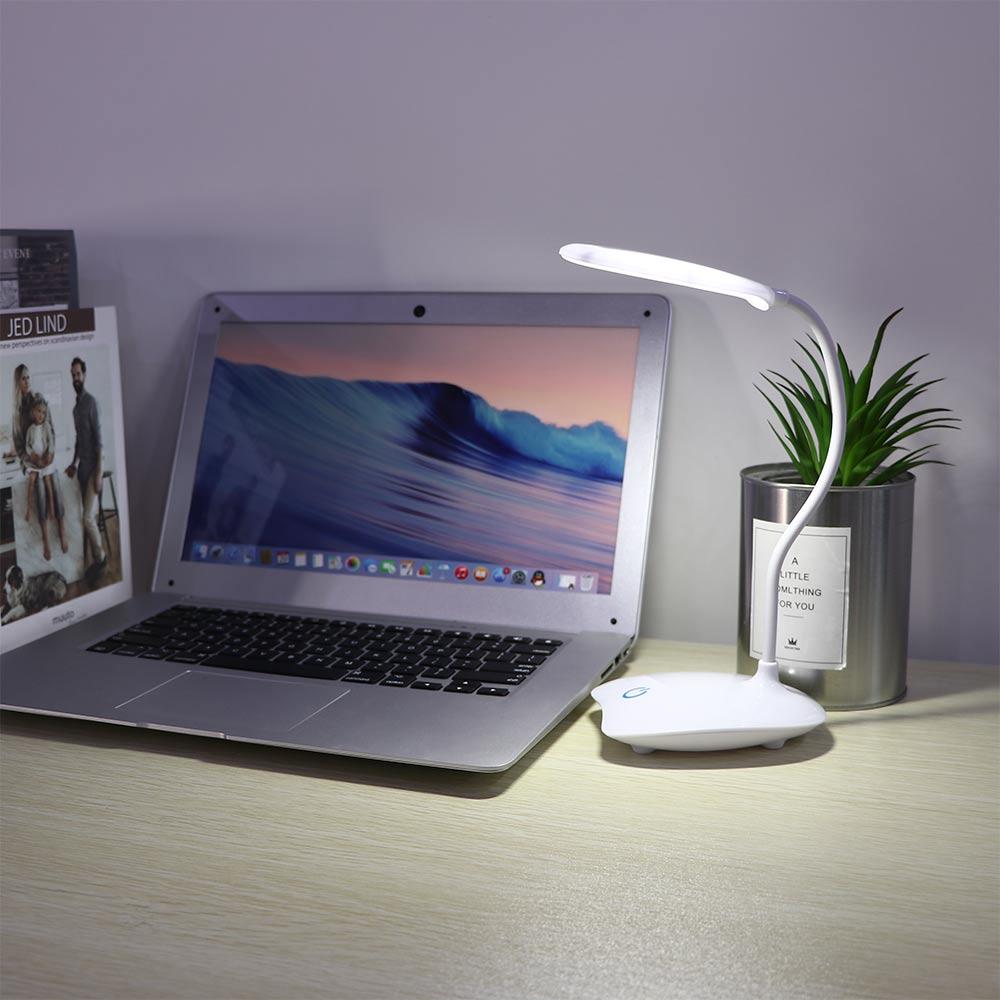 Диммер регулируемый для спальни, настольная лампа, USB перезаряжаемый, светодиодный свет для чтения, переключатель, сенсорный