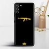AK47 Handgun Gun BUllets Case For Samsung Galaxy S22 S21 S20 FE S10 S9 Plus S8 Note 20 Ultra 10 Plus Soft Phone Shell