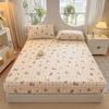 100% Cotton Fitted Sheet: Soft, Printed, Moisture-Wicking, Sweat-Absorbing, Anti-Static Mattress Protector