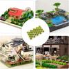 1Pc Grass Cluster Model Grass Cluster Terrain Model Kit Resin Static Landscape Model Christmas and Halloween Gift