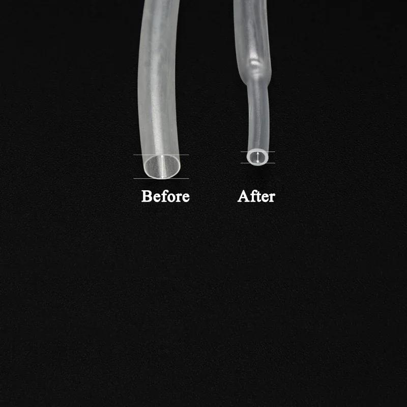 2:1 Heat Shrink Tubing Dia 1 2 3 4 5 6 7 8 9 10 12 14 16 20 25 30 40 50 Mm Thermoresistant Sleeve Cable Repair Polyolefin Tube