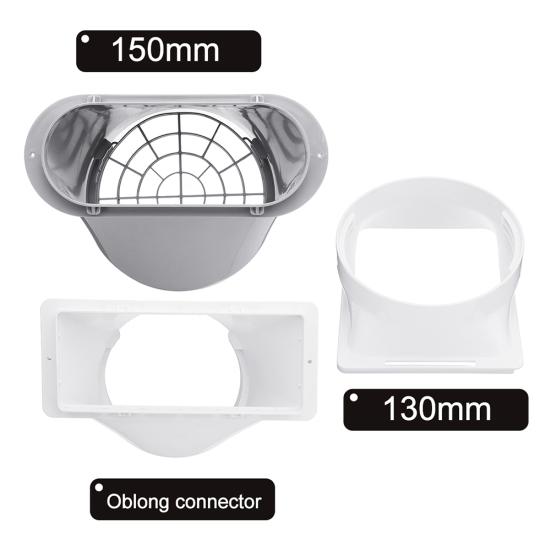 5/6inch Portable Air Conditioner Window Adapter Exhaust Hose/Tube Connector