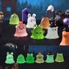 Cartoon Halloween Ghost Ornaments Small Animal Ghost Pig Miniature Figurine  Halloween