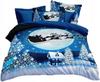 Christmas bedding 200x220 + 2 x 70x80 reindeer, sleigh, bubbles, Christmas tree