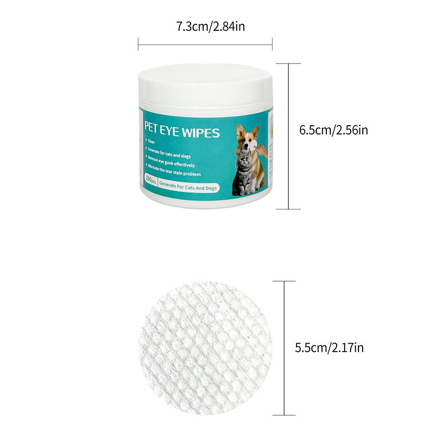 Влажные салфетки для удаления пятен от слез Уход за домашними животными Чистящие средства для удаления зубного камня Чистые средства для собак и кошек Средства для здоровой гигиены