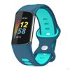 Ремешки Мягкий силиконовый ремешок Для умных часов Fitbit charge5 Синий