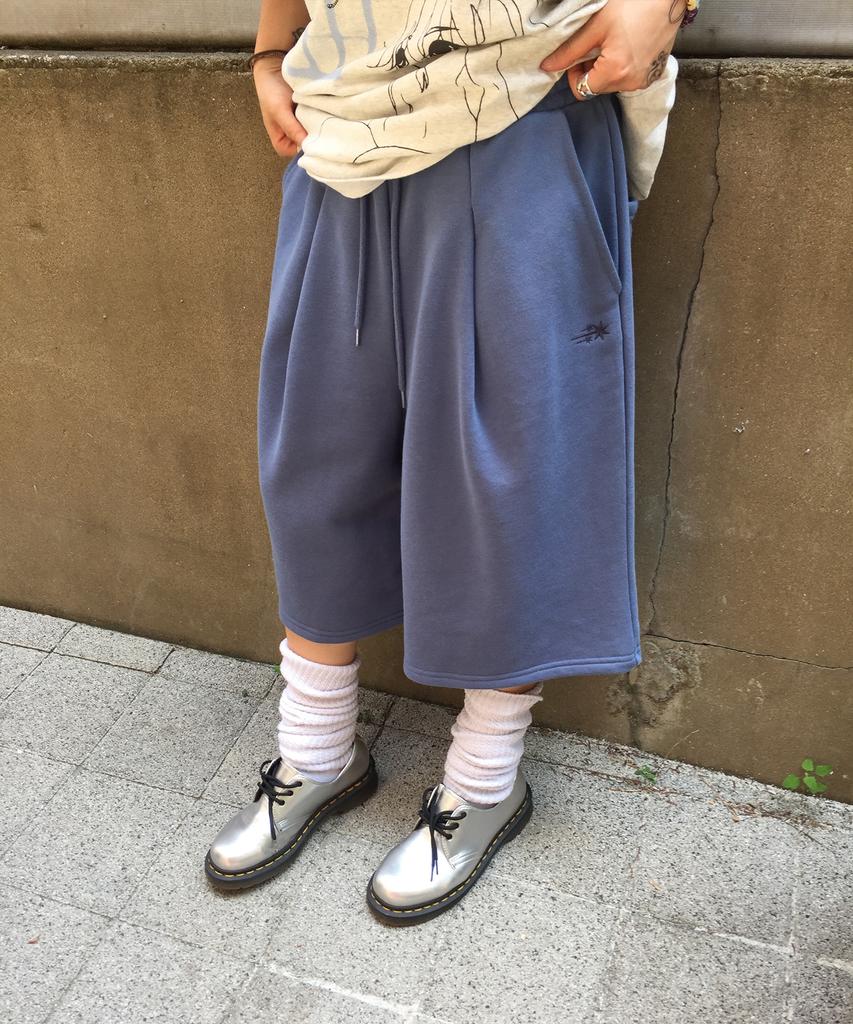NICEGHOSTCLUB Bermuda Sweat Shorts_Blue(Ng2Gmupa01A)