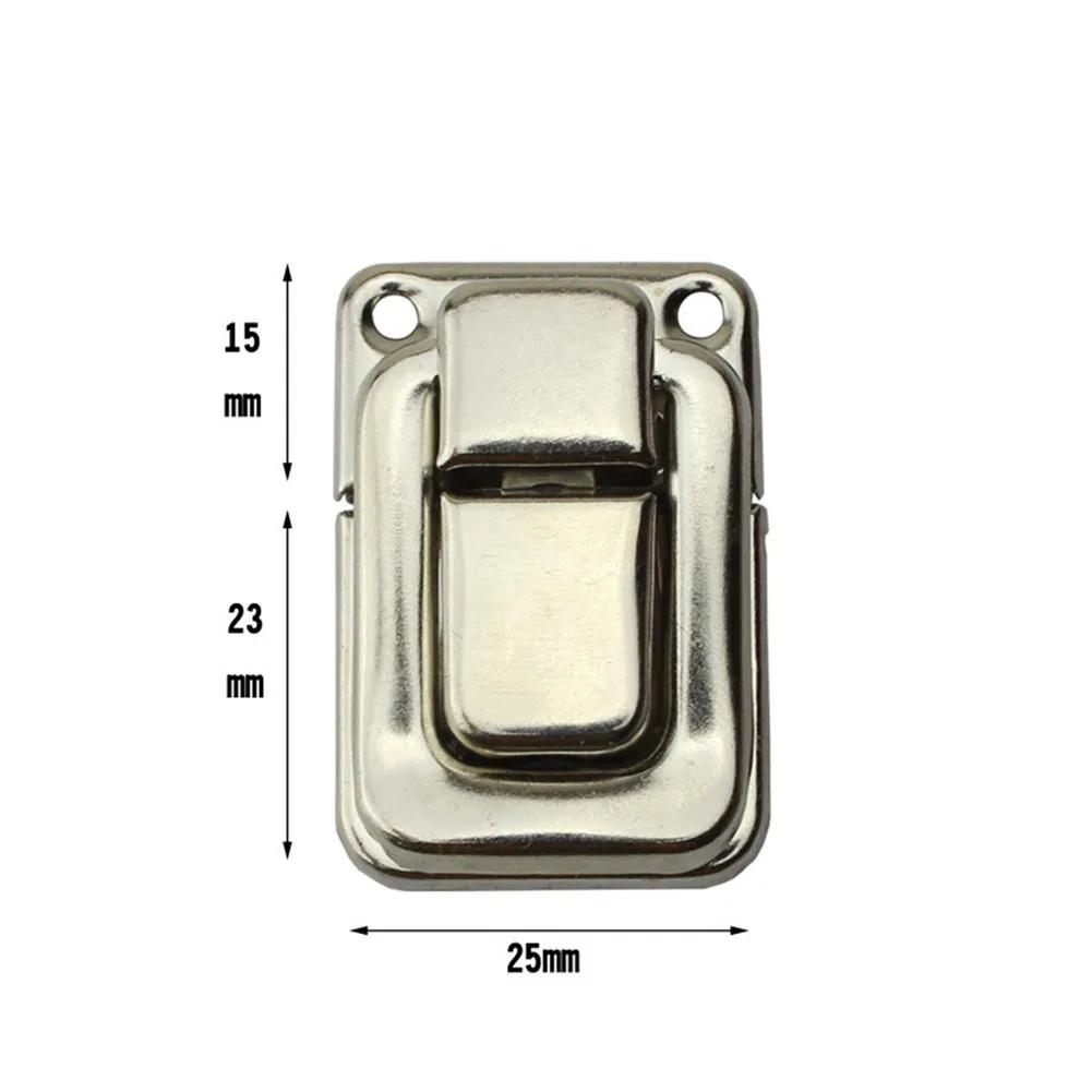 30pcs/set Small Nickel Case Toggle Catch Lock Suitcase Box Trunk Latch Clasp Clips 38*25mm Home Improvement Door Hardware