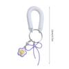 Colorful Cellphone Charm Retractable Spring Coil Keychain Stretch Cord Phone Chain Bag Pendant Convenient Accessory