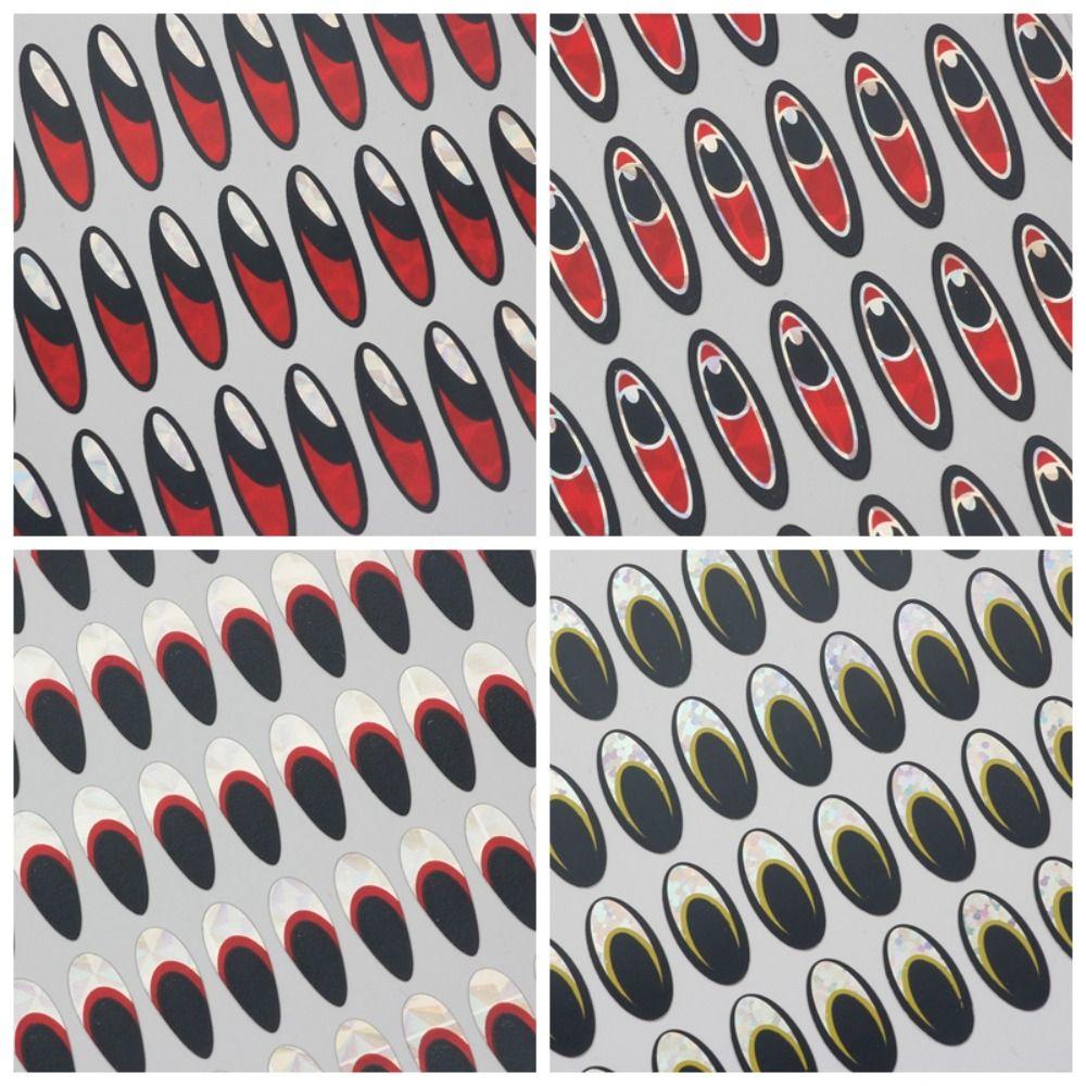 Realistic Simulation Fisheye Holographic Fake Bait Sticker Fishing Lure Eyes  Sea Fishing