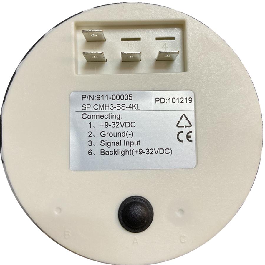 85mm Car Tachometer Tacho Gauge 8000 RPM Meter Red LED Backlight Stepper Motor