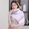 2024 Spring Street Plaid Scarf Ladies Winter Warm Shawl