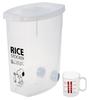 Skater Rice Measuring 5kg Snoopy Insect-Resistant Container, Bag-Wide Storage, Cup, Wheels, Capacity, DRF5-A