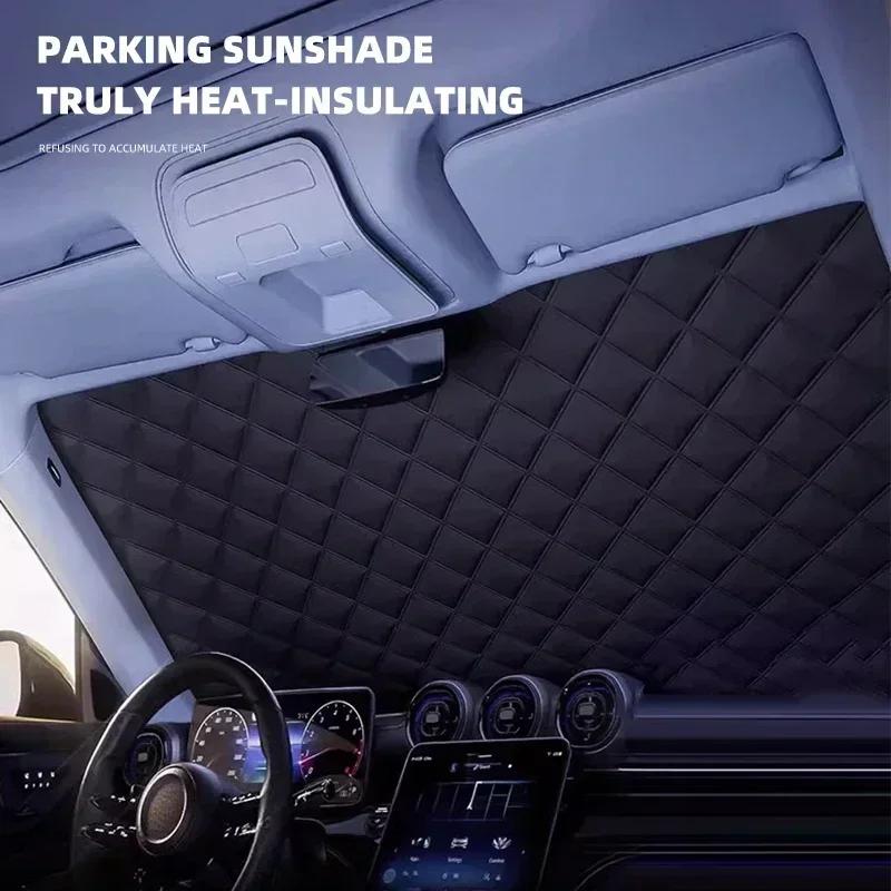 2025 For Mercedes-Benz Car Snow Shield Cover Sun Shade Front Windshield Block Cover For Mercedes Benz W204 W205 W212 W213 W221 W