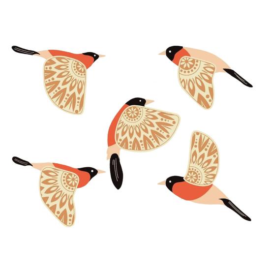 Юшэн Летающие Птицы Настенное Искусство Деревянный Знак для Туалета Домашний Декор Стен Ванной Комнаты Декоративный Знак для Туалета Аксессуары