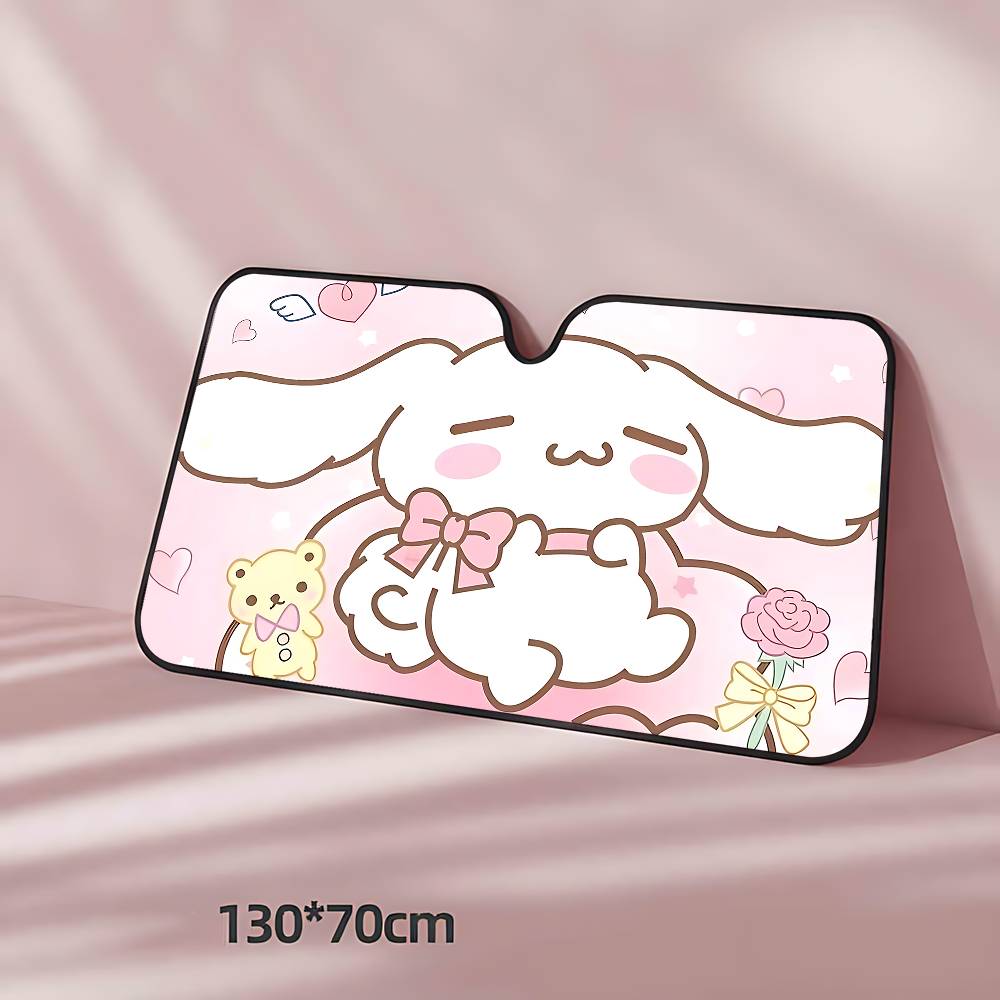 Cartoon S-Sanrio Kawaii Car Sunshade Curtains  Windscreen Cover Shade UV Rays Sun Visor Protector