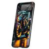 Жесткий пластиковый чехол для телефона на мотоцикл Для Samsung Galaxy Z Flip 5 4 3 Черная крышка Для Galaxy Z Flip 6 Складные противоударные чехлы Fundas