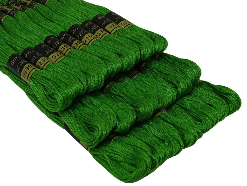 IBA Indianbeautifulart вышивка крестиком ручная вышивка нитью многожильный хлопок ремесло швейная мулине 25 мотков-изумруд