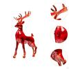 Deer Figurine Resin Sculpture for Home Display, Reindeer Ornament Living Space