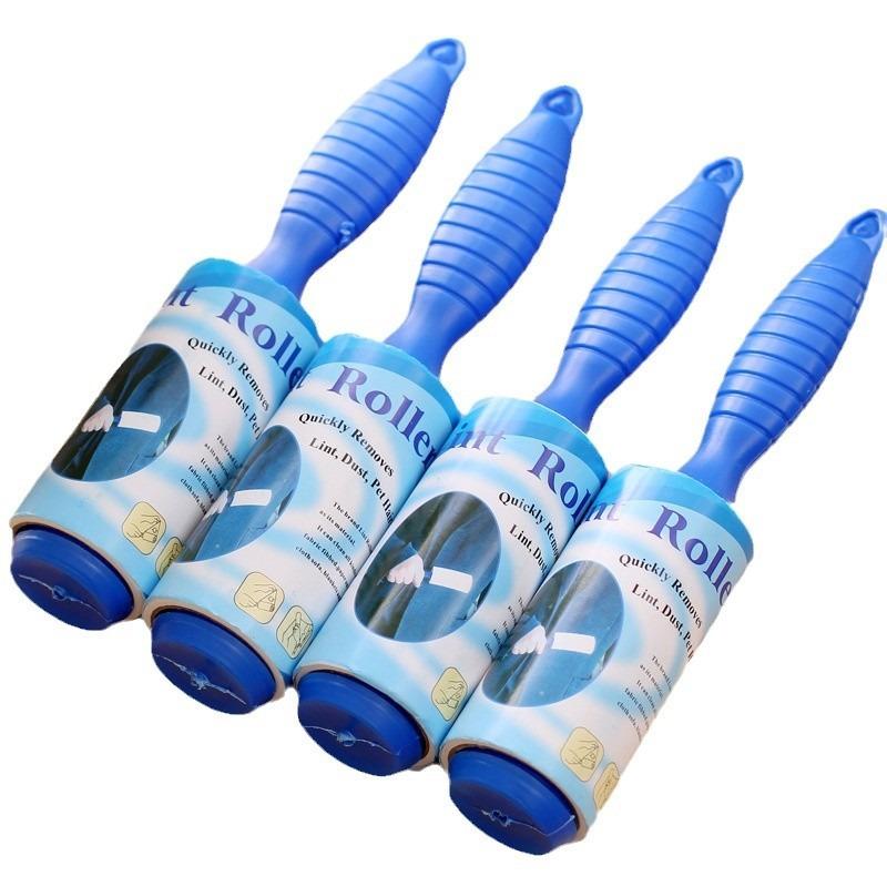 Липкий ролик заменяет бумагу для эффективного удаления кошачьей шерсти, прямая трубка, отрывная сменная бумага