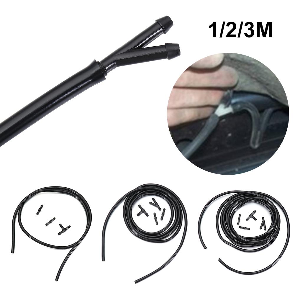 Новый Авто с Разъемами Распылительная Трубка Трубка Стеклоочистителя Шланг Форсунка Трубка Щетки Стеклоочистителя Омыватель Воды