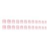24 Press Type Nails, Short Square Fake Nails, Cute Design, Glossy Fake Nails, Daily Cute, Full Set Of Nails, Adhesive 2ml