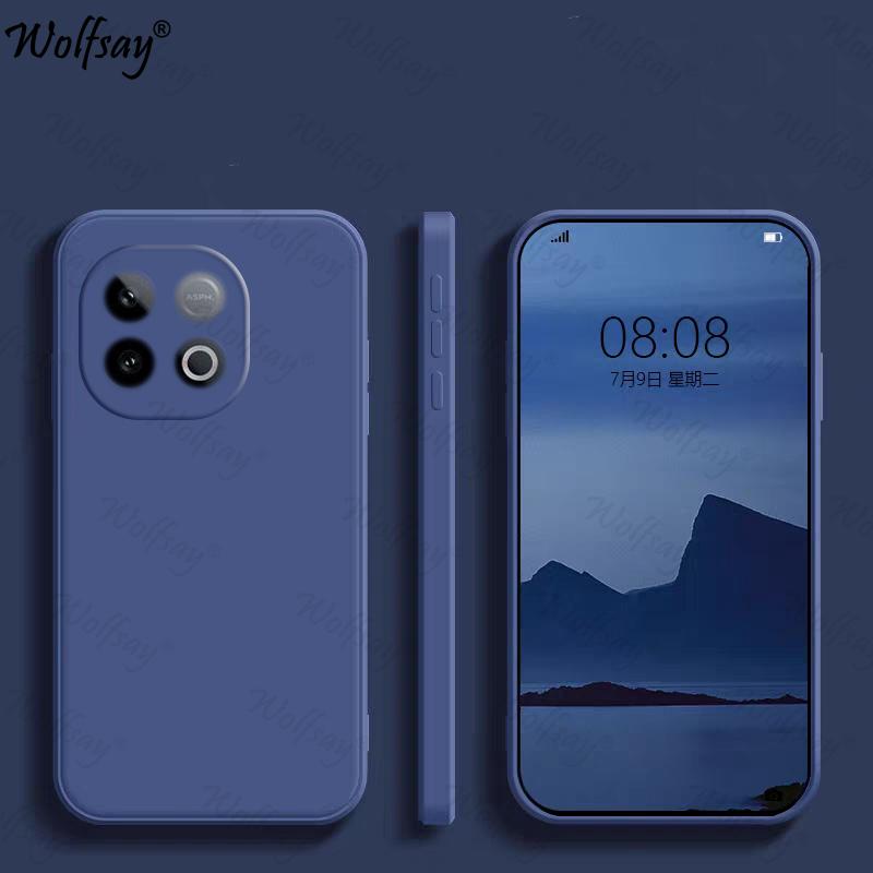 Candy Case For Vivo iQOO Z10 Turbo Pro Case Original Liquid Silicone Case iQOO Z10 Turbo Pro Cover For Vivo iQOO Z10 Turbo Pro