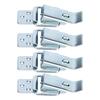 4PCs Spring Hasp Case Latch Hardware Fasteners Stainless Steel Waterproof Anti Corrosion