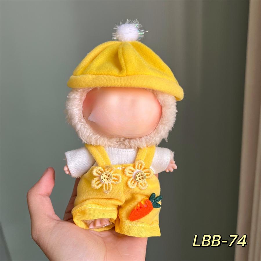 Подходит только для 17-сантиметровой тканевой куклы Лабубу, виниловых кукол, плюшевых игрушек и другой носимой одежды