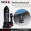 YATO Hydraulic Jack 2-50 Tons for Cars & Sedans: Vertical & Horizontal Tire Changing Tool.