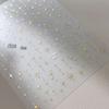 3D Starburst & Moon Embossed Nail Art Stickers - Fairy Stars, French Style