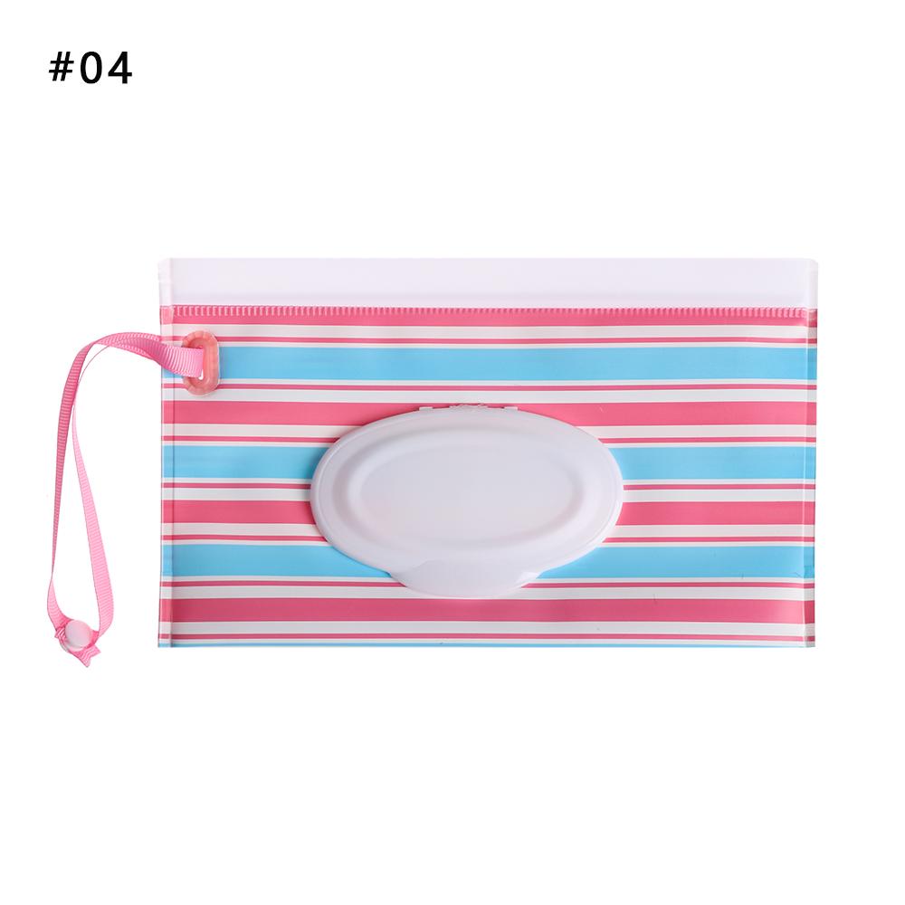 Чехол для влажных салфеток из ЭВА для детей, портативный держатель для салфеток, откидная крышка, многоразовый многоразовый косметический чехол с защелкивающимся ремешком, полезная коробка для салфеток