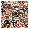 10/50pcs Cute Dachshund Stickers Animal Gaffiti Stickers for DIY Luggage Laptop Skateboard Bicycle Stickers