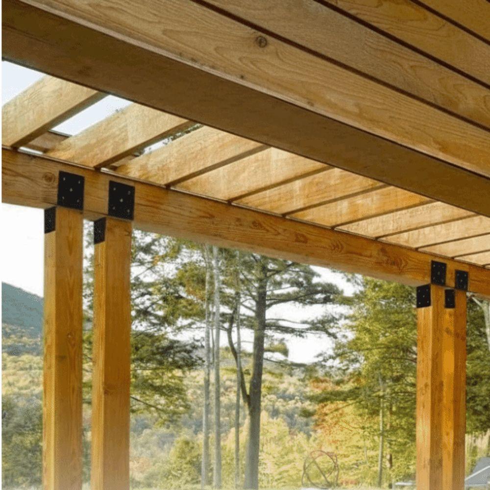 Adjustable Pergola Brackets Corrosion Resistant Bracket Support Connector Pergola Kits Top Beam
