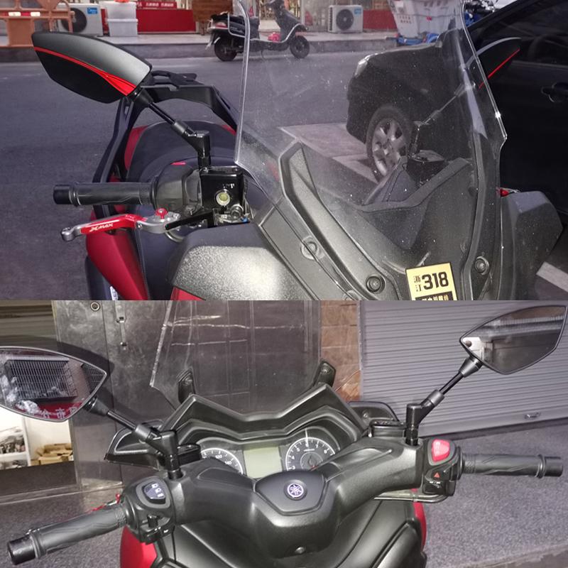 Универсальное зеркало заднего вида с ЧПУ для мотоцикла 8 мм 10 мм для Yamaha FZ8 FZ-8