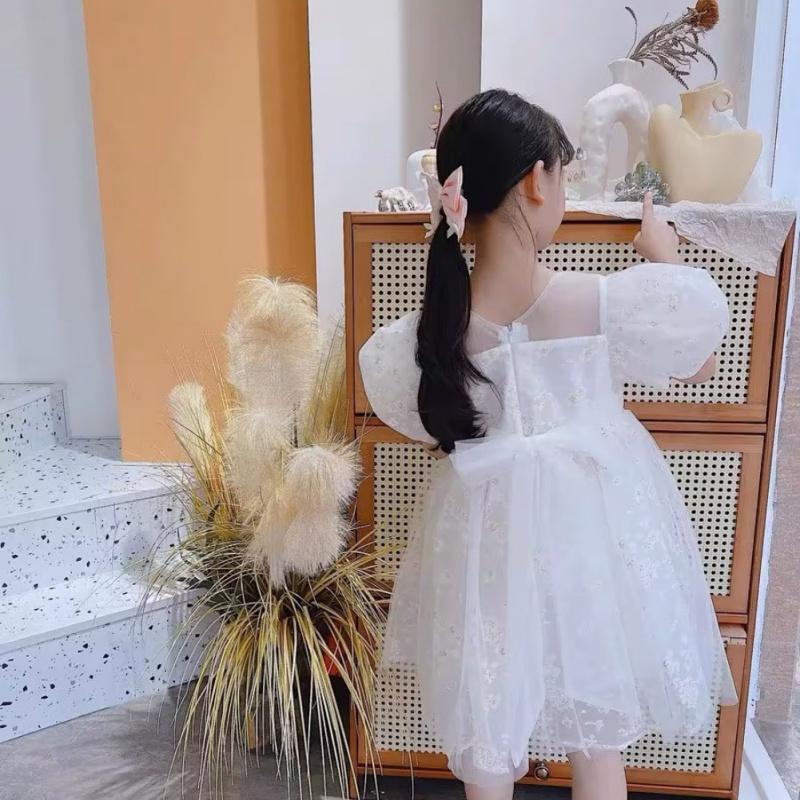 Милое платье для девочек Праздничное платье Платье принцессы с цветочным принтом